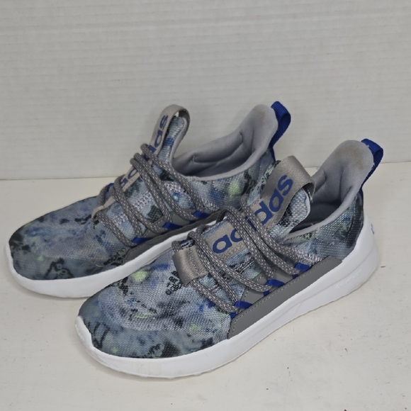 Adidas Kids Sneakers in Blue and Gray - Picture 1 of 6